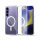 Etui do telefonów TECH-PROTECT Flexair Hybrid Magsafe do Samsung Galaxy S25 Clear 5906302322077